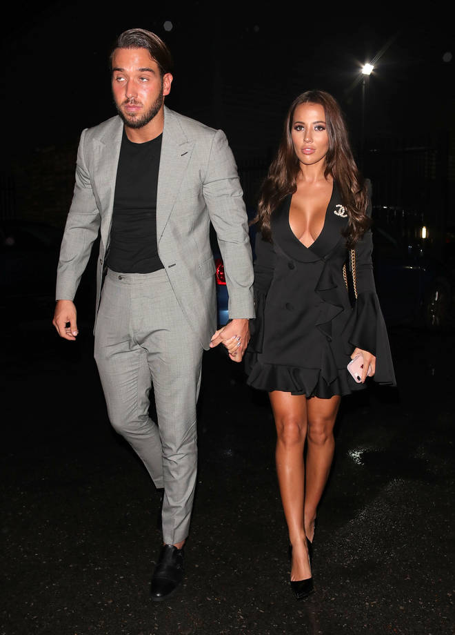 Yazmin Oukhellou and James Lock on a date night in 2018