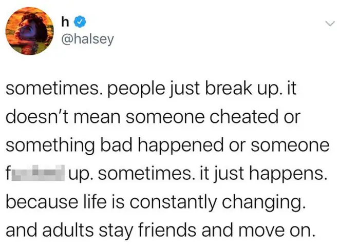 Halsey explains to followers she and Yungblud split in late 2019