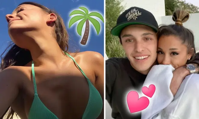 Ariana Grande is staying at a luxury 5 star resort with her boyfriend Dalton Gomez.