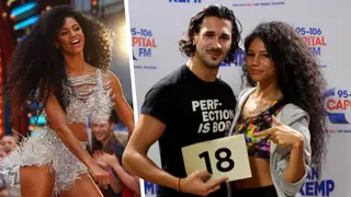 Vick Hope and Graziano Di Prima respond to the judges' scores on Strictly Come Dancing