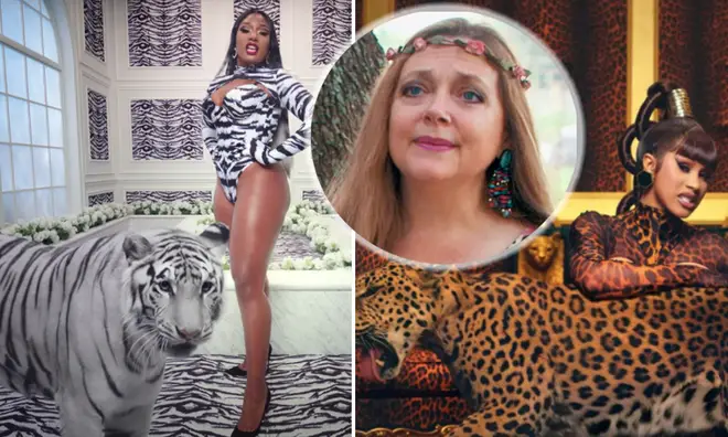 Carole Baskin slams use of big cats in 'WAP' video