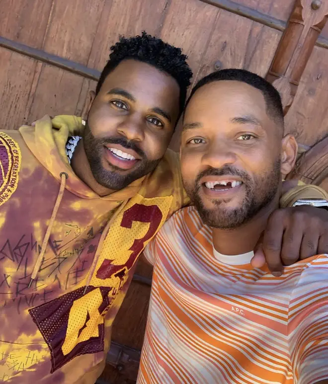 Jason Derulo teamed up with Will Smith for his latest TikTok video