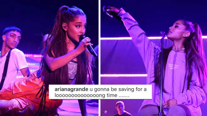 Ariana Grande seemed to confirm she won't be touring anytime soon.