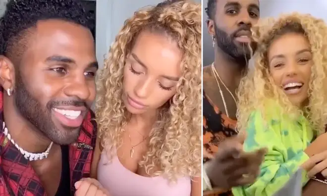 Jason Derulo and Jena Frumes have got fans wondering if they're in a relationship and if the model is his wife.
