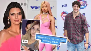 The TikTok star went through a number of celebs in the videos