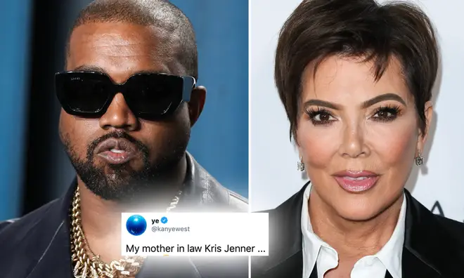 Kanye West has been tweeting about his mother-in-law, Kris Jenner, again.