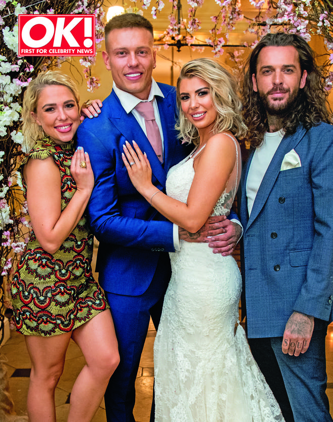 Alex and Olivia had friends such as Gabby Allen and Pete Wicks attend their lavish wedding