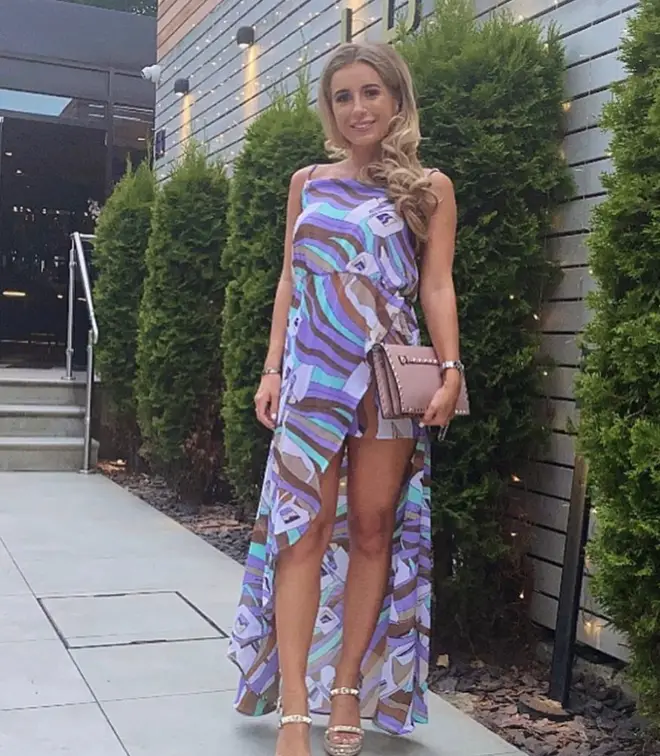 Dani Dyer wore a stunning flowing dress to celebrate her birthday