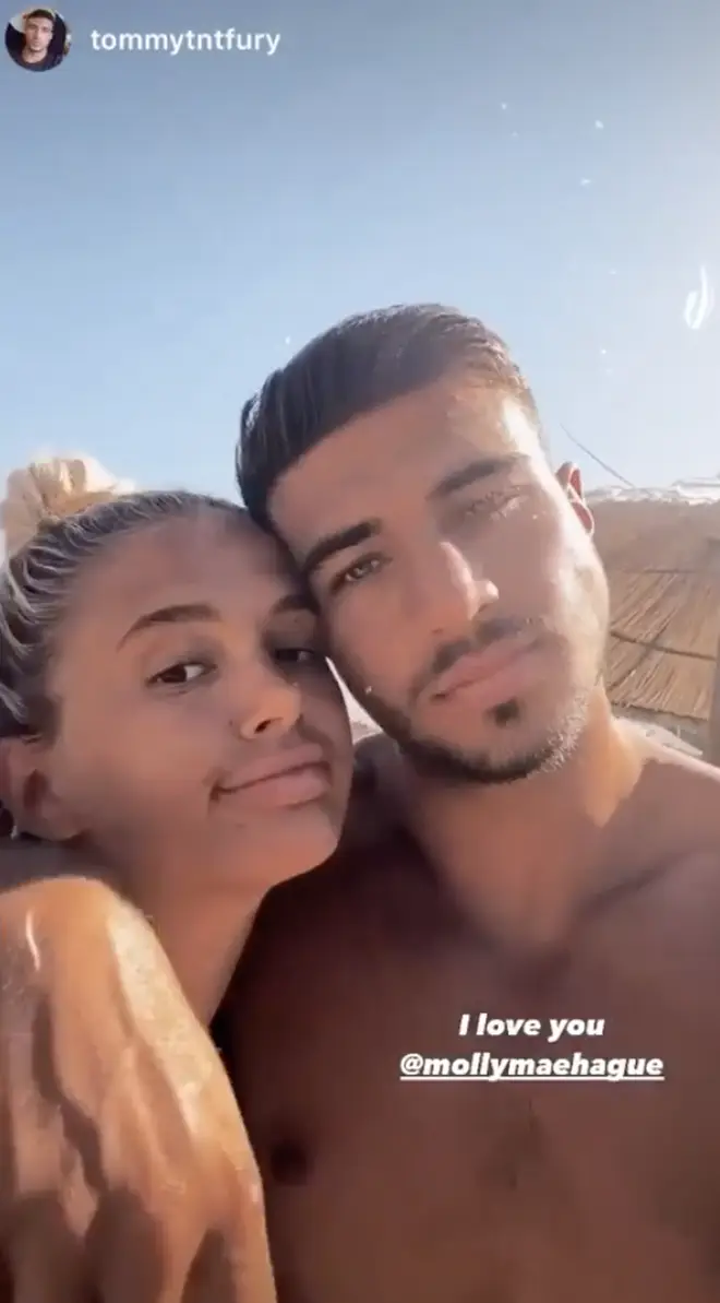 Tommy Fury and Molly-Mae are currently on holiday together in Greece