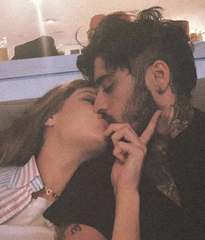 Gigi shared a rare photo with her boyfriend Zayn