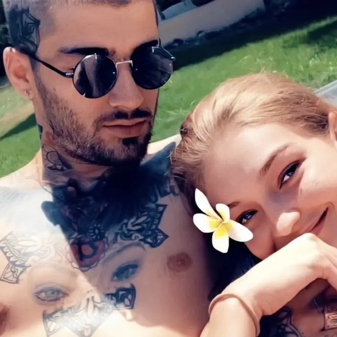 Zayn got Gigi's eyes tattooed on his chest