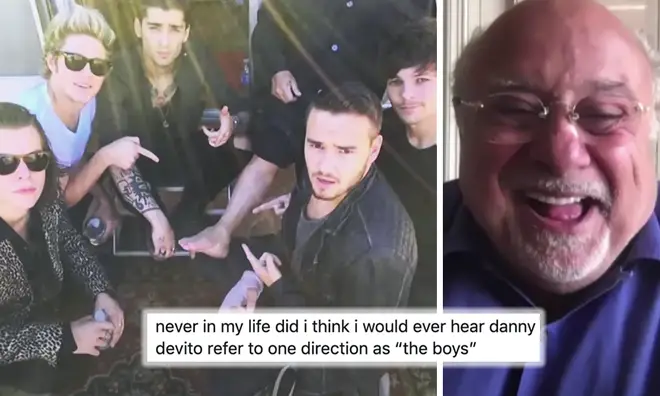 Danny DeVito recounts hanging out with One Direction