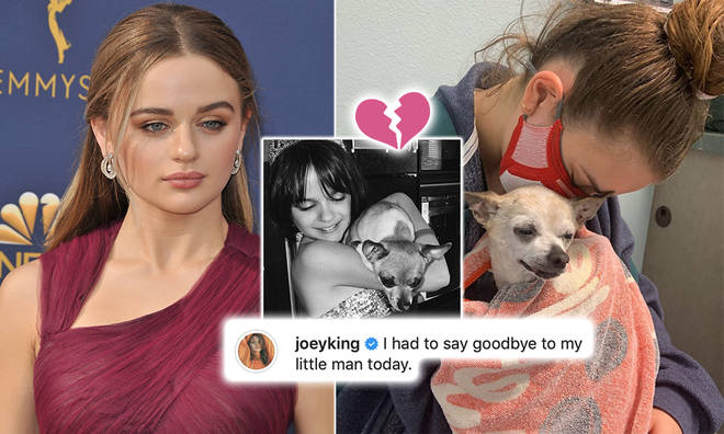 Joey King shared a series of pictures with her dog Charlie