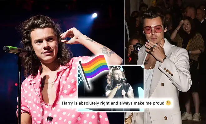 Harry Styles fans praised the One Direction star for his iconic speech