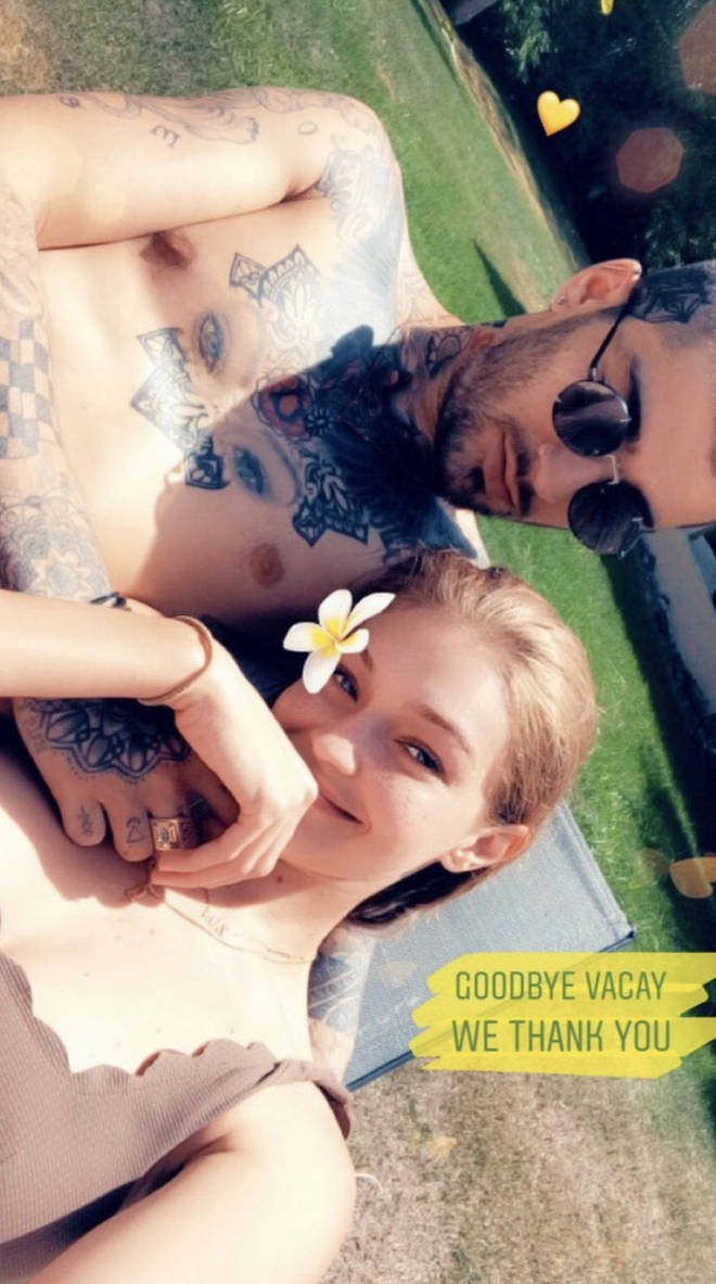 Zayn has a tattoo of Gigi's eyes on his chest