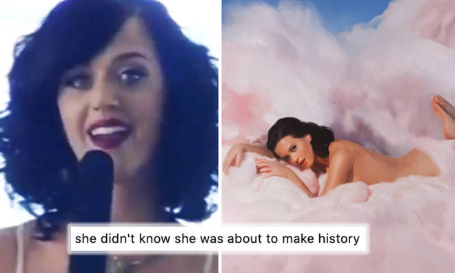 Katy Perry posts ten year old video of her revealing 'Teenage Dream' artwork