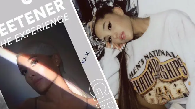 Ariana Grande teased her 'Sweetener' Experience.