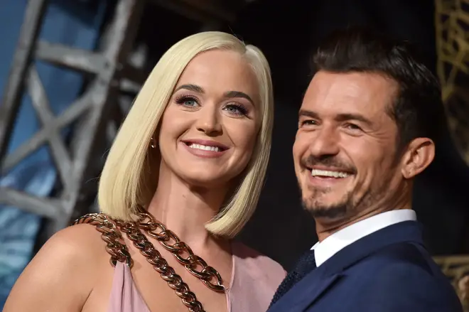 Katy Perry and Orlando Bloom at the LA premiere of Amazon's Carnival Row