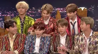 BTS performed two songs when they appeared on The Tonight Show Starring Jimmy Fallon