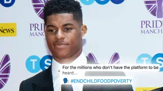 Marcus Rashford is campaigning to end child food poverty