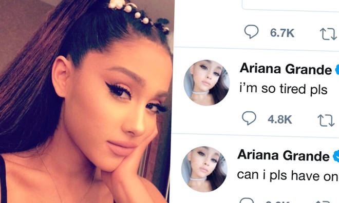 Ariana Grande posted worrying tweets following Pete Davidson's 'disgusting' comments