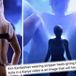 Kylie Jenner and Kim Kardashian star in leaked music video