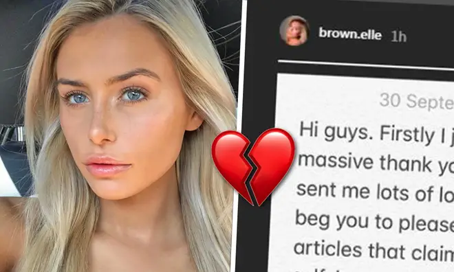 Ellie Brown told her followers she wasn't the 'perfect girlfriend' to Charlie Brake