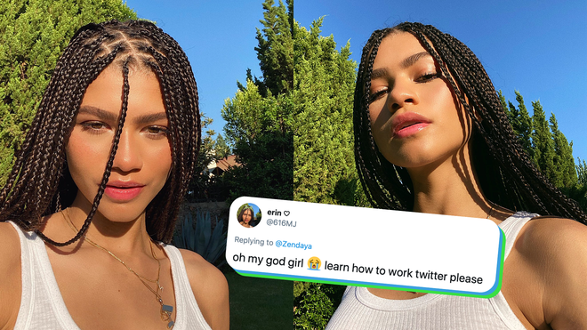 Zendaya posted the same message to Twitter several times