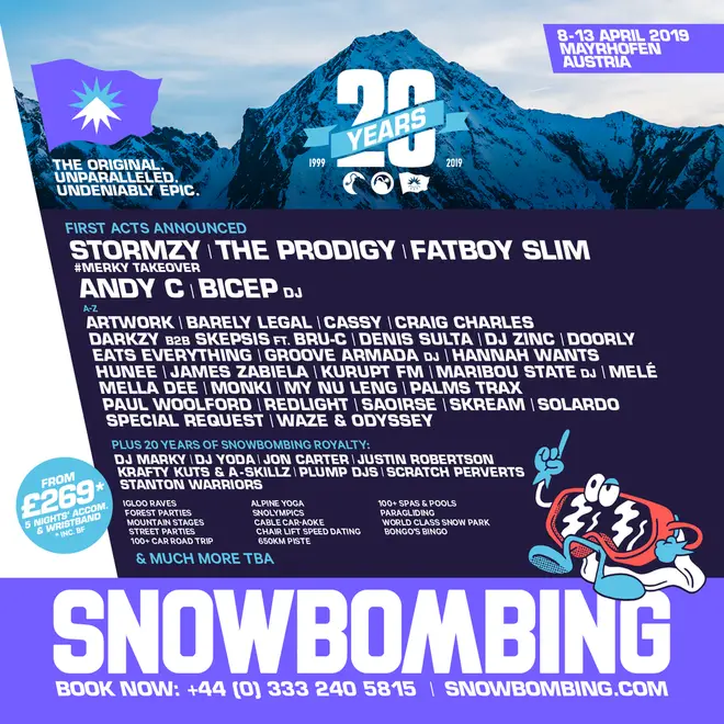 The Snowbombing line-up has been revealed.