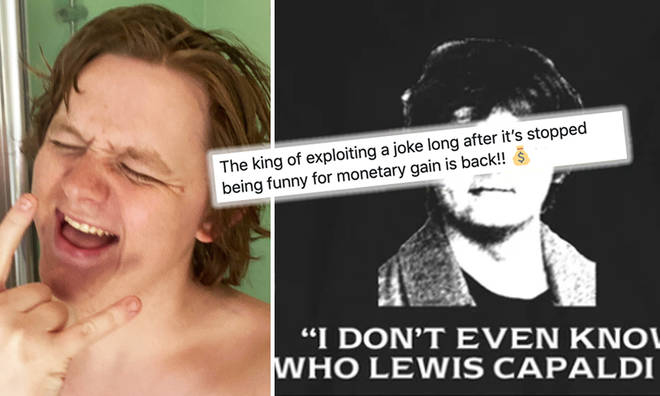 Lewis Capaldi releases 'I don't even know who Lewis Capaldi is' merch
