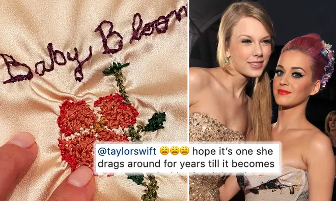 Taylor Swift gifts Katy Perry a hand embroidered baby blanket for daughter Daisy