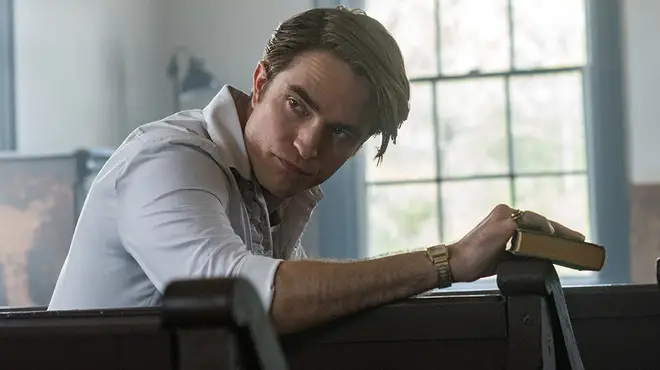 Robert Pattinson plays the new Pastor in The Devil All The Time