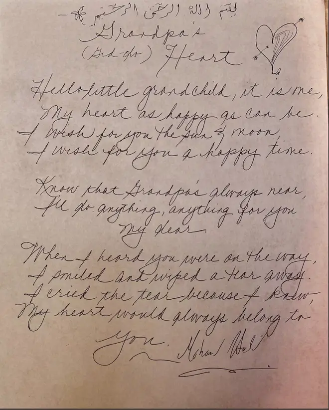 Mohamed Hadid pens heartfelt letter to Gigi Hadid's daughter