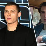 Tom Holland has slicked-back hair in The Devil All the Time