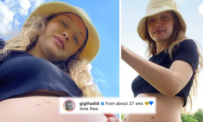 Gigi Hadid shares latest pregnancy bump photos