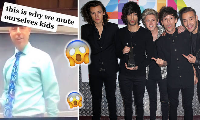 Student leaves microphone on in class and cracks One Direction joke