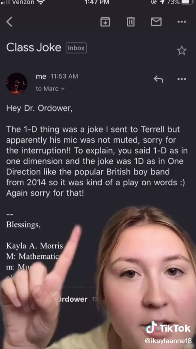 Professor listens to One Direction after joke played in his class