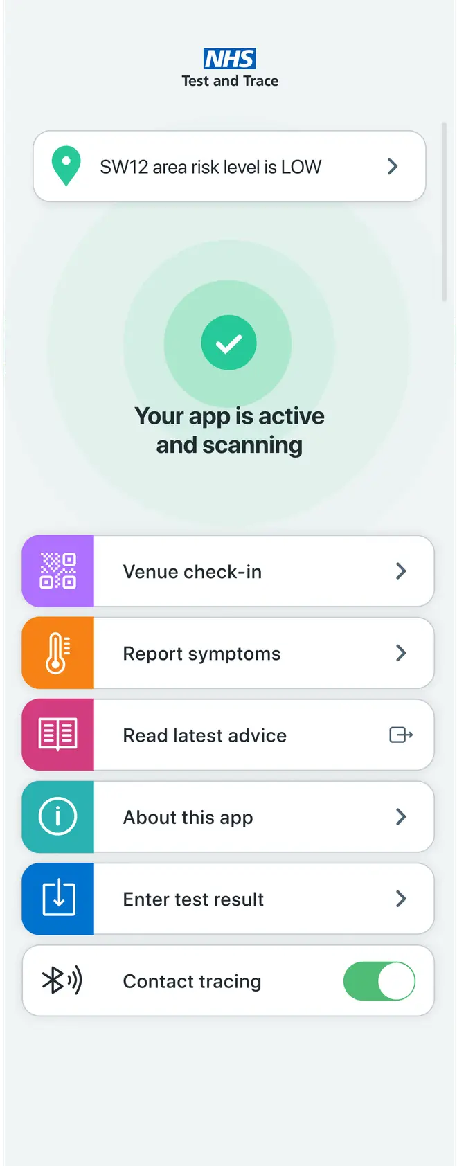 The NHS Covid-19 app is available to download now.