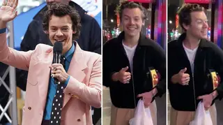 Harry Styles was stopped by a dancer in LA and was happy to watch his skills