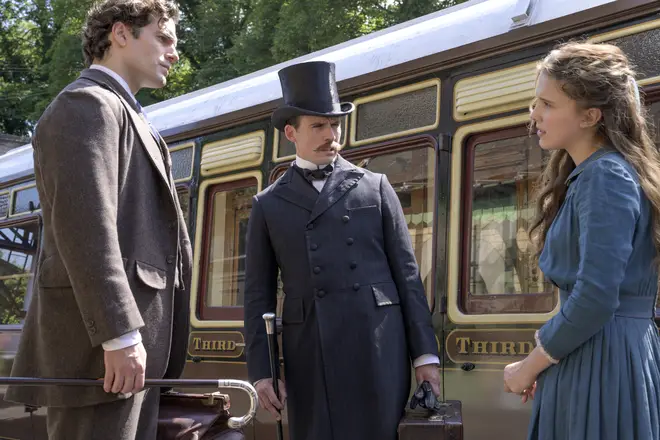 Sam Claflin in Enola Holmes as Mycroft Holmes