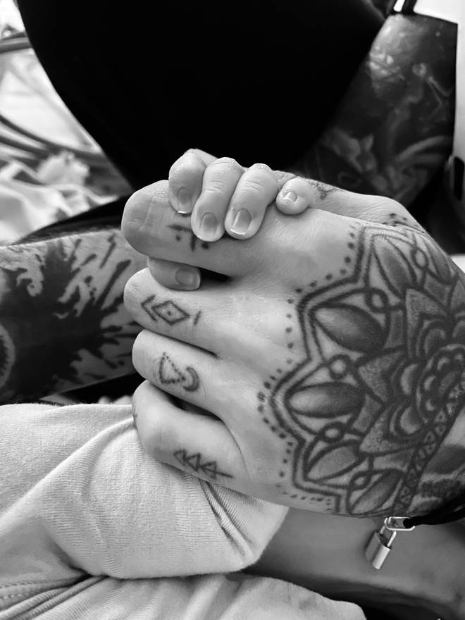 Zayn shared a photo of his daughter's hand after Gigi Hadid gave birth