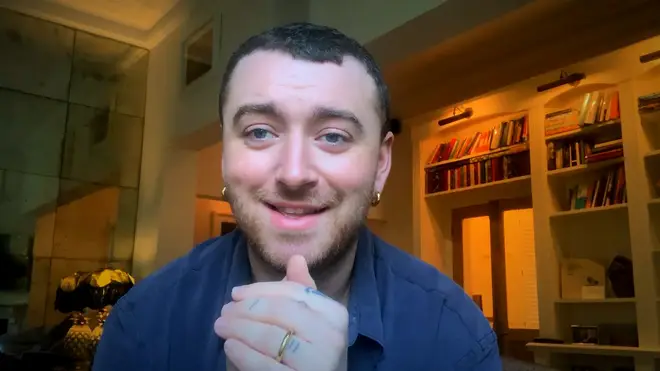 Sam Smith said their album &squot;Love Goes&squot; was "cathartic"