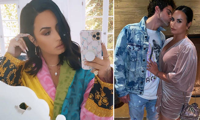Demi Lovato is using her platform to encourage her fans to seek help and ignoring her split from Max Ehrich.