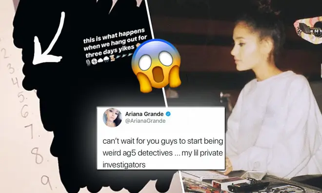 Ariana Grande is in the studio recording for AG5 and already has nine tracks