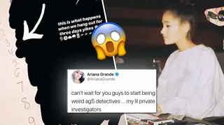 Ariana Grande is in the studio recording for AG5 and already has nine tracks