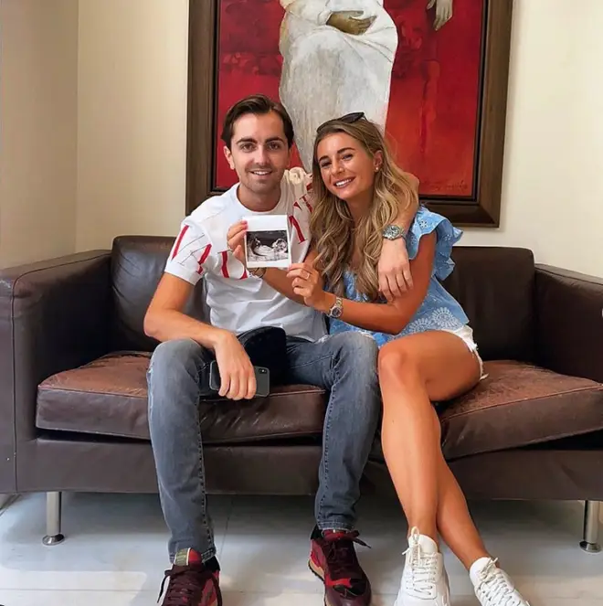 Dani Dyer and boyfriend Sammy Kimmence announced their baby news in July