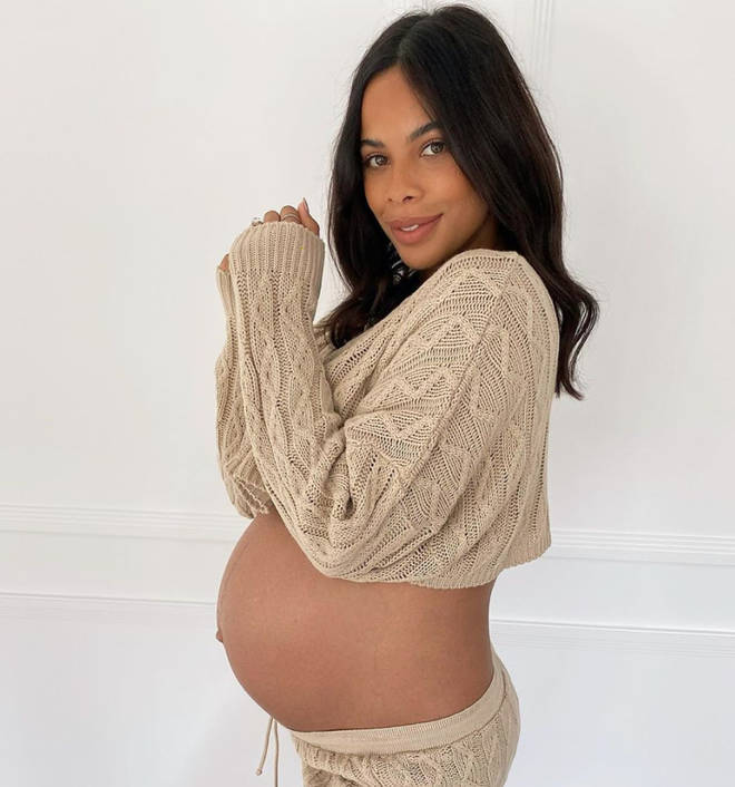 Rochelle Humes joked she'd 'cooked a full term baby'