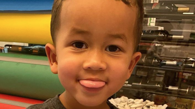 Son Miles looks exactly like his dad John Legend