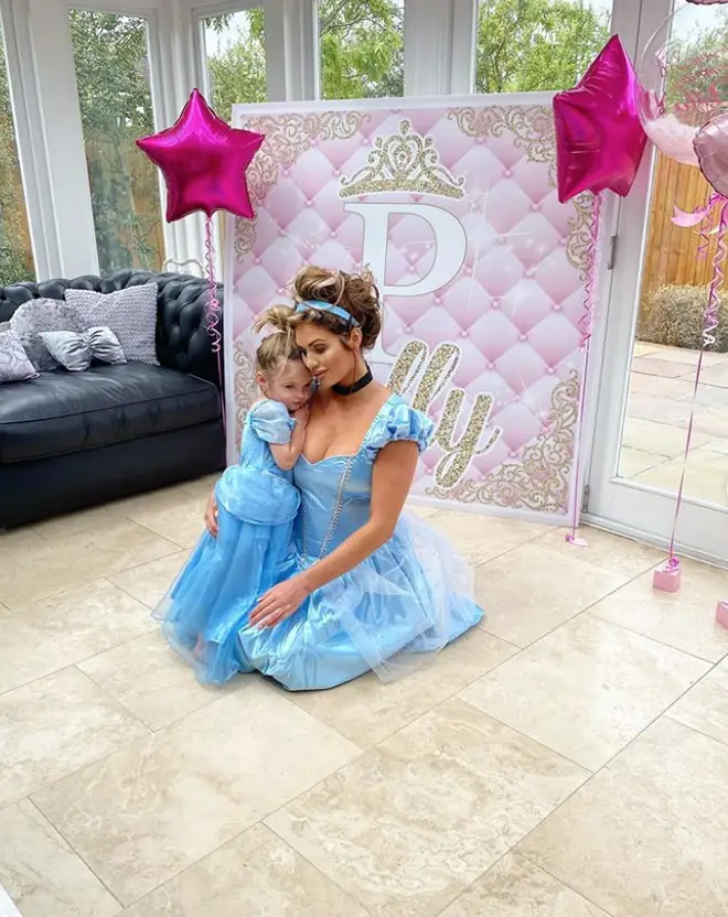 Amy Childs' daughter turned three this year
