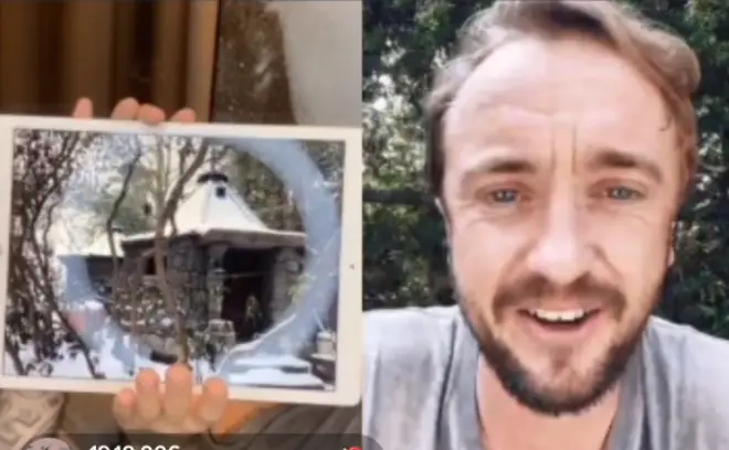 Liam Payne and Tom Felton chatted over TikTok live